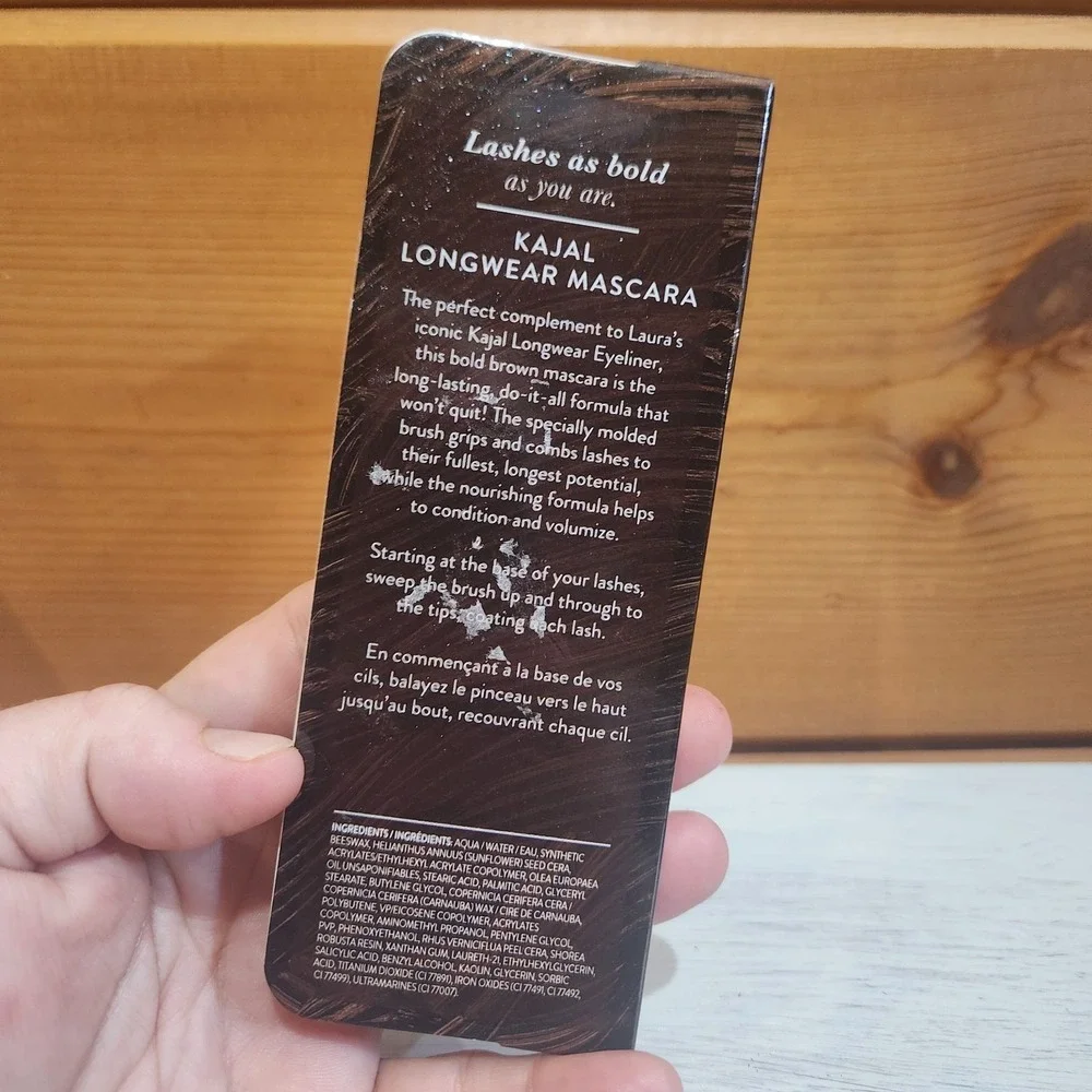 NEW Kajal Longwear Mascara Brown  Length Defining Curling Buildable 849154003358